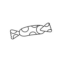 candy icon image, line style