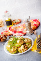 Grilled zucchini