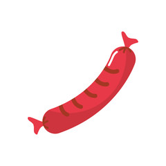 sausage icon, flat style