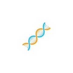 DNA, genetic sign, elements and icon illustration