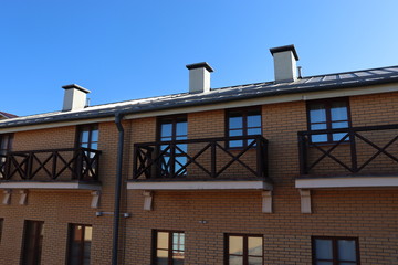 cheap motel brick buidling in the usa