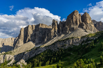 Fototapeta na wymiar Mountains landscape in Dolomites, Italy
