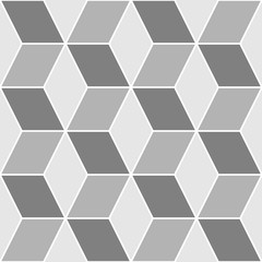 Mosaic. Rhombuses ornament. Tiles background. Ancient ethnic motif. Geometric flooring wallpaper. Parquet backdrop. Digital paper, web design, textile print. Lozenges pattern. Seamless abstract art.