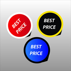vector illustration of a discount label