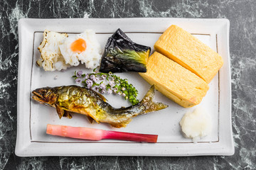 夏の味覚　鱧　鮎塩焼きランチ