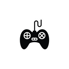 Game joystick icon isolated vector on white background, sign and symbol object concept.