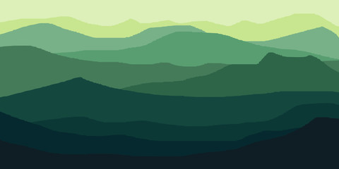 Mountain terrrain vector ilustration background wallpaper