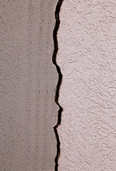 old cracked wall