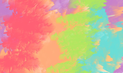 Obraz premium Colorful splash background 3d color painting illustration wallpaper, splash painting background pattern