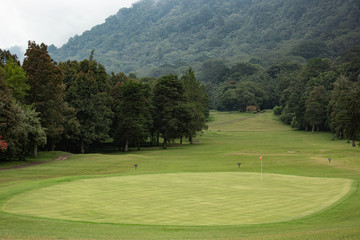 Fototapeta na wymiar Amazing view of the golf course