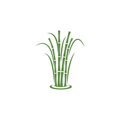 Sugar cane Logo Template vector symbol