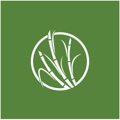 Sugar cane Logo Template vector symbol