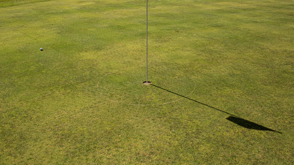 Obraz premium Close-up of a golf hole