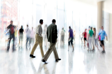 Fototapeta premium group of people in the lobby business center