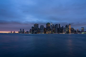 Obraz na płótnie Canvas new york city skyline