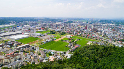 《福島県》白河市の空撮