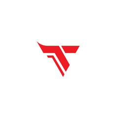Concept Logo T as a Triangle
look simple and clean design