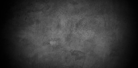 Old wall texture cement dark black gray  background abstract grey color design are light with white gradient background.