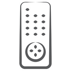 
Wireless remote icon in line design, tv remote vector 
