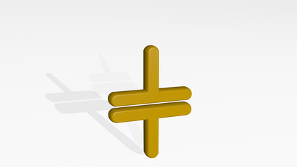 electronics capacitor 3D icon casting shadow, 3D illustration