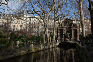 Obraz premium Marie De Medicis Fountain in Paris . World famous Fountain