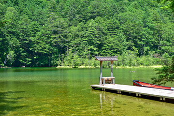 上高地　明神池