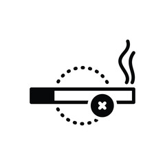 Black solid  icon for consequence 