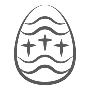 recommend clip art: 
                    Decorated eggshell for easter, easter egg line icon
                    