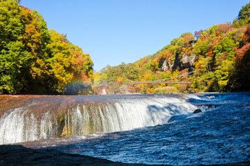 Fukiware falls in Gunma Japan.