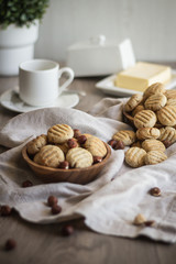 Almond and Hazelnut Butter Cookies