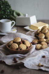 Almond and Hazelnut Butter Cookies
