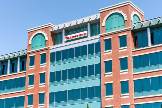 August 11, 2020 Sunnyvale / CA / USA - Crowdstrike headquarters in Silicon Valley; CrowdStrike Holdings, Inc. is a cyber-security technology company