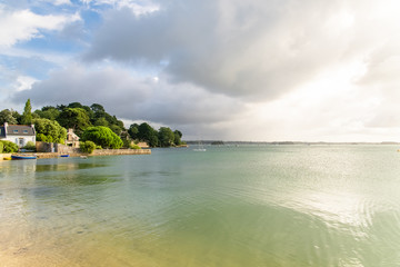 Brittany, panorama of the Morbihan gulf