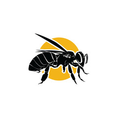Bee Logo Template Design Vector