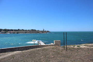 Beautiful scenic spots and views of the Black Sea