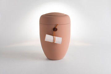 Cremation Urn for Ashes isolated - obrazy, fototapety, plakaty