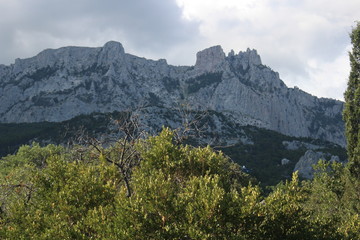 Yalta beautiful views of Mount Ai-petri