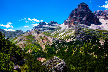 clouds and Dolomite peaks eight