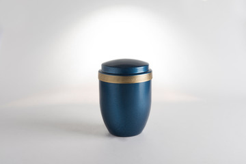 Cremation Urn for Ashes isolated