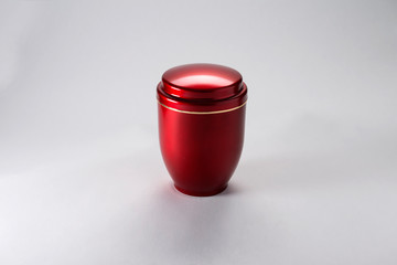 Cremation Urn for Ashes isolated