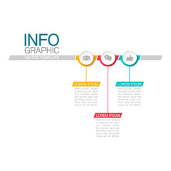 Vector infographic template with 3 steps or options. Data presentation, business concept design for web, brochure, diagram.