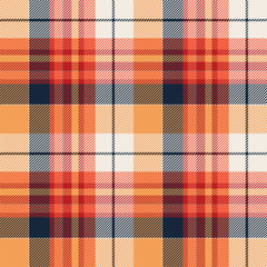 Tartan scotland seamless plaid pattern vector. Retro background fabric. Vintage check color square geometric texture.