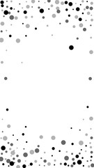 Scattered random black dots. Dark points dispersio