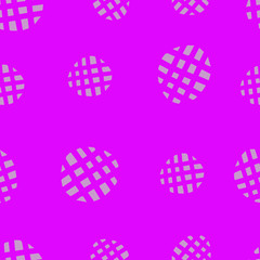 Violet Vector seamless pattern of hand-drawn circles