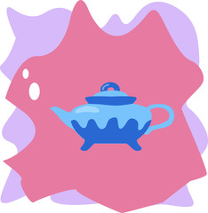 
beautiful modern color illustrations of sketches drawn on the theme of a coffee shop