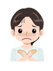 爽やかな服装のスカートの女の子