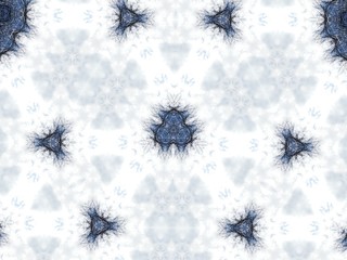 Illustration of an abstract colorful geometric background with beautiful patterns. Kaleidoscope art