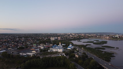 bird's eye view of Syzran Samara region
