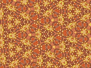 Illustration of an abstract colorful geometric background with beautiful patterns. Kaleidoscope art