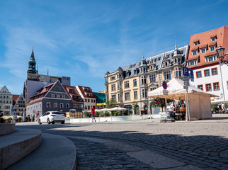 Skyline des Zwickauer Hauptmarkt 